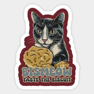 Bismeow - Taste The Biscuit Sticker